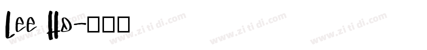 Lee Ho字体转换